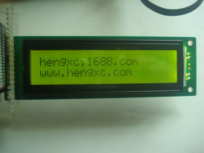 邁入高端 恒訊創LCD2002黃綠底黑字顯示屏新品深度爆料